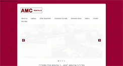 Desktop Screenshot of amc-rentals.com